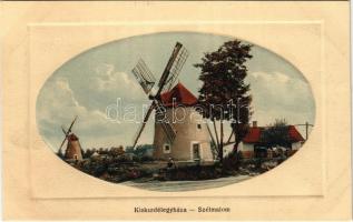 Kiskunfélegyháza, Szélmalom. Vesszősi kiadása / windmill