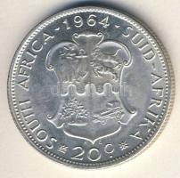 Dél-Afrika 1964. 20c Ag T:2+