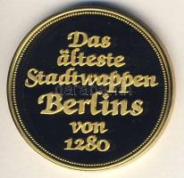 NSZK 1987. "750 éves Berlin-legrégibb címer 1280" Br emlékérem T:PP Tanúsítvánnyal!