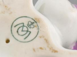 Metzler Orloff porcelán kutyus, kézzel festett, jelzett, hibátlan, m: 3 cm cm