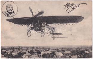 1909 Budapest, Bleriot repülőgépével
