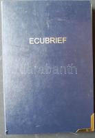 Újszerű gyűrűs album, 16db albumlappal, 32 férőhellyel, érmés borítékokhoz, tokkal