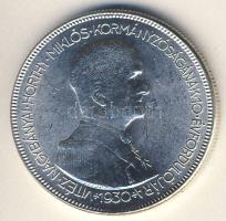 1930. 5P Ag "Horthy jobbra" T:2/2+ k.