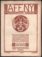 1910 A Fény A magyar művészi fényképezés folyóirata c. lap V. évf. 3. szám.