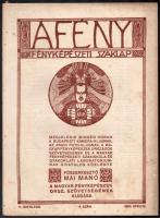 1910 A Fény A magyar művészi fényképezés folyóirata c. lap V. évf. 4. szám.