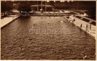 1933 Szentes, strand. Fridrich photo