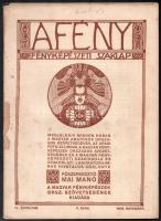 1909 A Fény A magyar művészi fényképezés folyóirata c. lap IV. évf. 11. szám.
