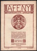 1910 A Fény A magyar művészi fényképezés folyóirata c. lap V. évf. 12. szám.