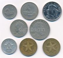 Kuba 1962-2002. 5c-3P (8xklf), közte 2xklf INTUR forgalmi érme turistáknak + 2002. 3P Ni Che Guevara T:2-3 Cuba 1962-2002. 5 Centavos - 3 Pesetas (8xdiff), within 2xdiff INTUR circulating coins for tourists + 2002. 3 Pesetas Ni Che Guevara C:XF-F