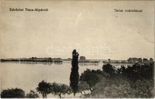 Tiszaalpár, Tisza-Alpár; Távlat a vízáradással, árvíz