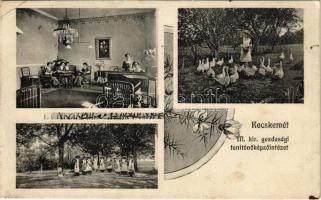 1912 Kecskemét, M. kir. gazdasági tanítónőképző intézet, belső. Art Nouveau (EB)