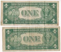 Amerikai Egyesült Államok 1946-1949. (1935C) 1$ "Silver Certificate - kisméretű" kék pecsé...