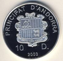 Andorra 2003. 10D Ag "Labdarúgó VB" T:PP
