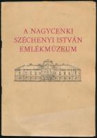 Környei Attila: A Nagycenki Széchényi István Emlékmúzeum története, kiállításai. Győr, 1974., Győr-Sopron m. Nyomdavállalat, 30+1 p. Kiadói papírkötés, kissé foltos borítóval, a hátsó borítón bejegyzésekkel.