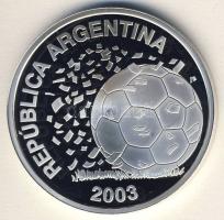 Argentína 2003. 5P Ag "Labdarúgó VB" T:PP