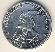 Német Birodalom/Császárság/Poroszország 1913. 2M Ag "Napoleoni háborúk..." T:3