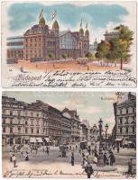 Budapest - 2 db régi képeslap / 2 pre-1945 postcards