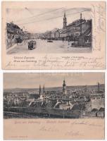 Sopron - 2 db régi képeslap / 2 pre-1905 postcards