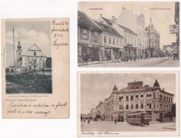 Szombathely - 3 db régi képeslap / 3 pre-1945 postcards