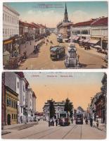 Újvidék, Novi Sad; - 4 db régi képeslap / 4 pre-1945 postcards