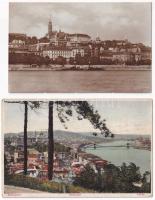 5 db RÉGI magyar város képeslap vegyes minőségben / 5 pre-1945 Hungarian town-view postcards in mixe...