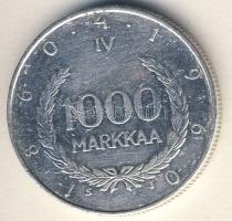 Finnország 1960. 1000M Ag "Snellman" T:3
