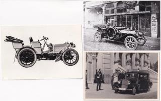3 db MODERN motívum képeslap: autók / 3 modern motive postcards: automobiles
