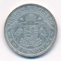 1937. 2P Ag "Madonna" T:2,2- Adamo P7