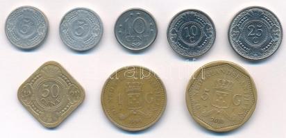 Holland-Antillák 1976-2012. 5c-5G (8xklf) T:1--2- Netherlands Antilles 1976-2012. 5 Cent - 5 Gulden (8xdiff) C:AU-VF