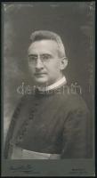 Trikál József (1873-1950) római katolikus pap, teológiai és filozófiai író, egyetemi tanár kabinetfotó Goszleth műterméből