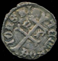 Hunyadi János?! 1446-53. Denár Ag bizonytalan veret "NP" verdejellel (Éremtárban nagyon ha...