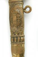 Horthy repülős tiszti tőr replika. Vésés nélküli penge 39 cm