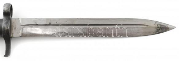 M1896 svéd bajonett, kompletten, hüvellyel, papuccsal, jelzett, jó állapotban. / WW2 Swedish Bayonet...
