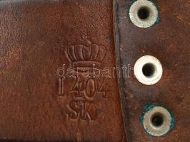 M1896 svéd bajonett, kompletten, hüvellyel, papuccsal, jelzett, jó állapotban. / WW2 Swedish Bayonet...