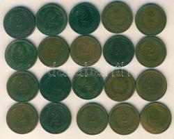 1892-99, 1901-1915. 2f 20klf db benne jobbak, mint 1892, 1903. T:2/3,3,4