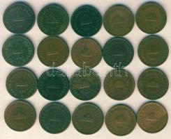 1892-99, 1901-1915. 2f 20klf db benne jobbak, mint 1892, 1903. T:2/3,3,4