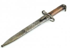 Magyar I. világháborús bajonett FGY gyártói jelzéssel hüvellyel. 38 cm