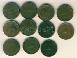 1892-1902. 1f benne jobbak, mint 1892, 1898! 11klf db T:2,2/3,3,3/4