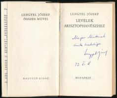 Lengyel József: Levelek Arisztophanészhez. Lengyel József összes művei. Bp.,1972,Magvető. Kiadói egé...
