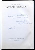 Palotai Boris: Hosszú éjszaka. Bp.,1982, Szépirodalmi. Kiadói egészvászon-kötés, kiadói papír védőbo...