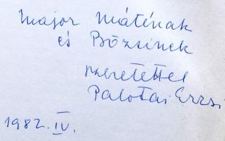 Palotai Boris: Hosszú éjszaka. Bp.,1982, Szépirodalmi. Kiadói egészvászon-kötés, kiadói papír védőbo...