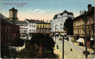 1915 Przemysl, Plac na Bramie / Am Tor / square, shops (EK)