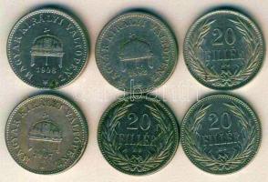 1892-94, 1907-1914. 20f 6klf db, benne jobb! T:2/3+,3