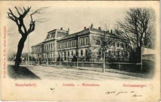 1900 Szombathely, árvaház. Knebel (Rb)