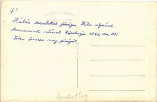 1949 Szombathely, Annunciata nővérek kápolnája belső. Farkas Géza photo