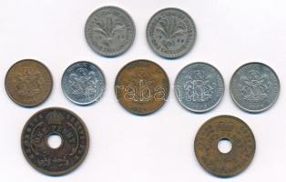 Nigéria 1959. 1p Br + 1Sh Cu-Ni "II. Erzsébet" (2x) + 1973-1988. 1/2k-10k (5db, 4xklf) + B...