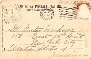 1905 Bellagio, Via Serbelloni. Lago di Como / street view, Lake Como (EK)