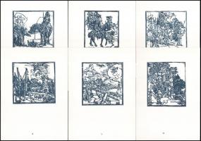 König Róbert: Cornwalltól Edinburgh-ig 1987. Grafikai epigrammák. Bp., 1987., Kisgrafika Barátok Kör...