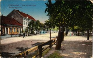 1917 Fehértemplom, Ung. Weisskirchen, Bela Crkva; Stefaniegasse / Stefánia utca / street view (EK)