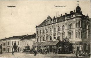 1914 Komárom, Komárno; Grand kávéház. L.H. Pannonia / café (EK)